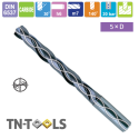Broca Metal Duro 5 x D Refrigerada Recubrimiento TiAlN TN-TOOLS