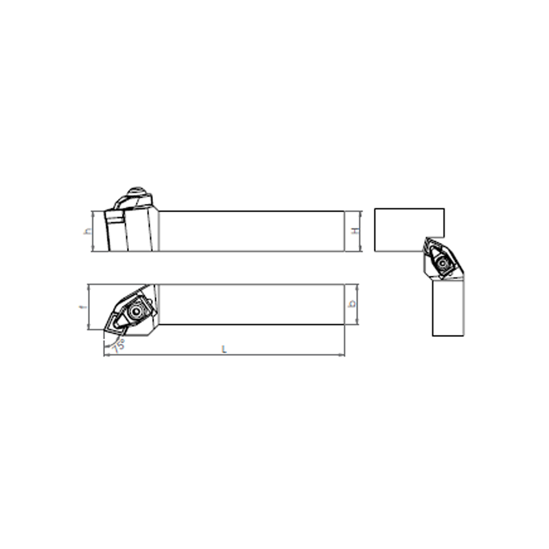 External Turning Holder TCRNR/L (75)