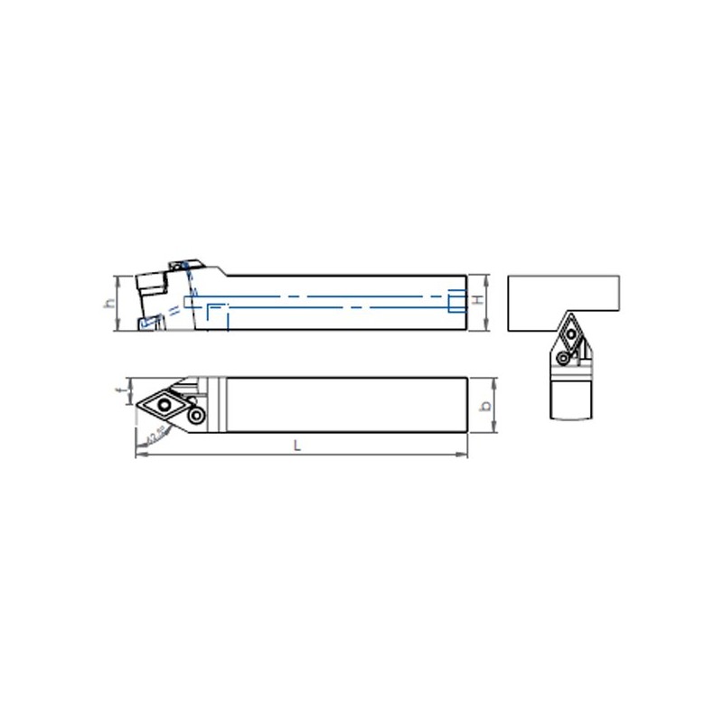 Porte-Outils de Tournage PDNNN-JT (62.5) Extérieur