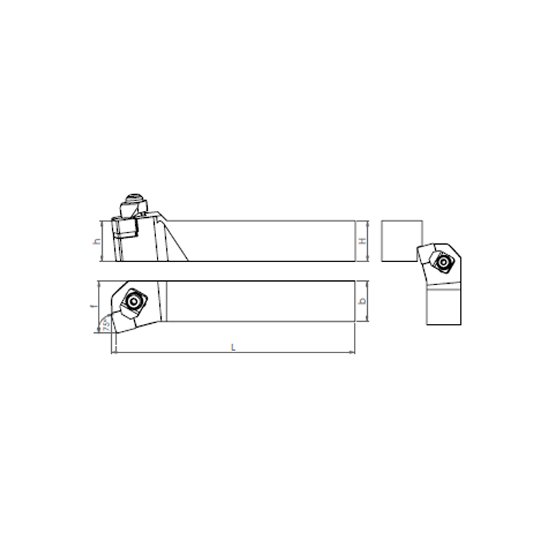 External Turning Holder CSKNR/L (75)