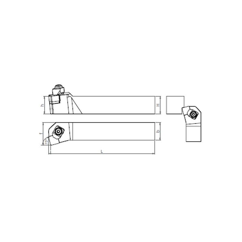 Porte-Outils de Tournage CSKNR/L (75) Extérieur