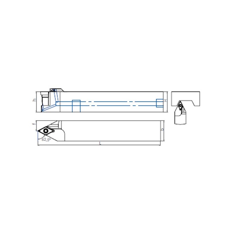 External Turning Holder SDNCN-JT (62.5)