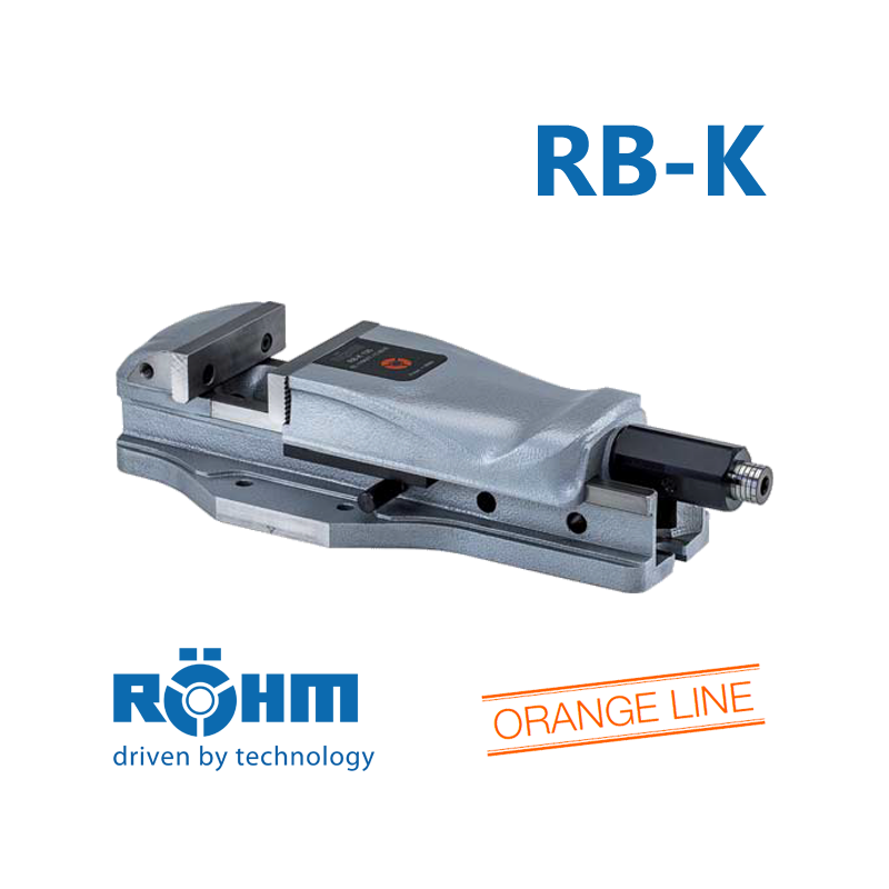 Mordaza Röhm RB-K mecánicas con multiplicador de fuerza para uso universal CN Mordaza Röhm RB-K mecánicas con multiplicador de fuerza para uso universal CN