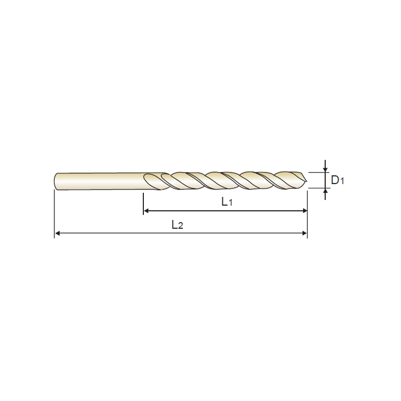 Broca Jobber ALUMINIO HSS-Acabado Brillante D1106 YG1