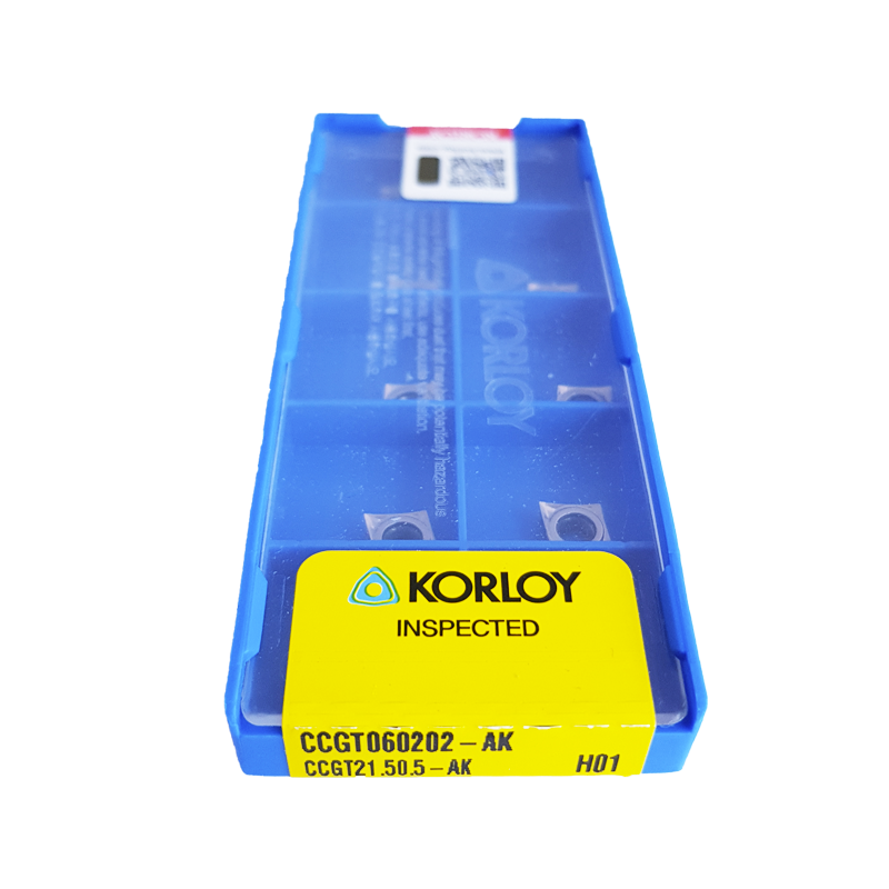 Korloy CCGT0602..-AK H01 Placa de Torno en Aluminio Positiva