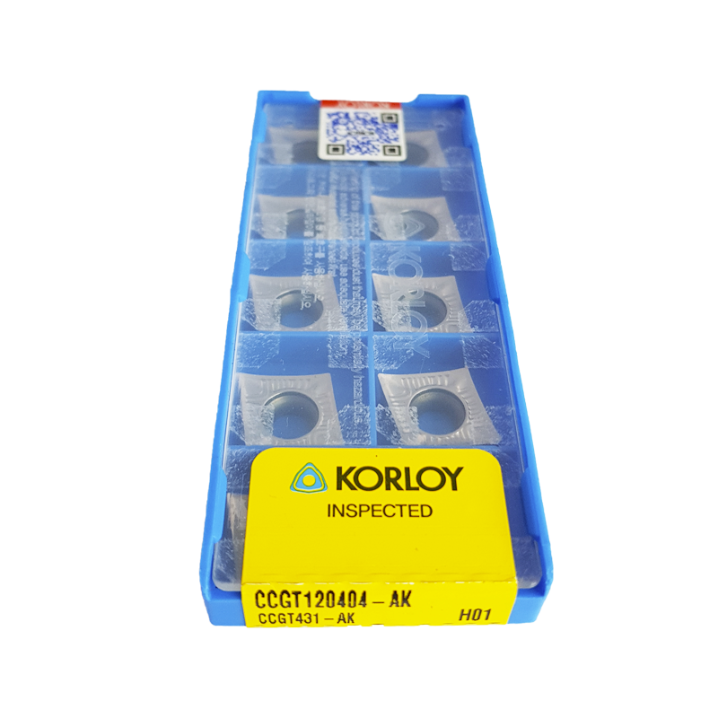 Korloy CCGT1204..-AK H01 Positive Aluminum Turning Insert