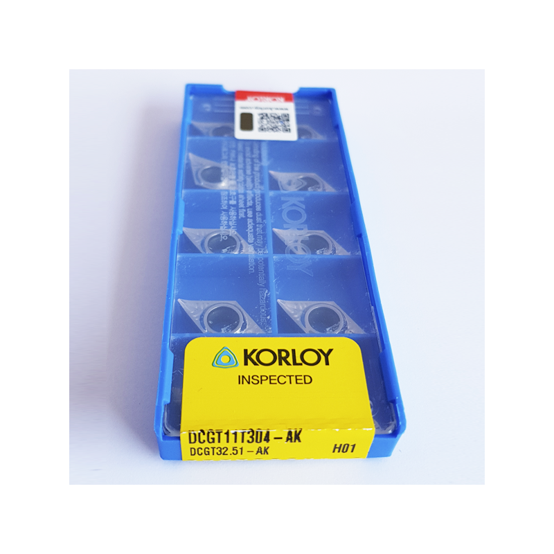 Korloy DCGT11T3..-AK H01 Positive Aluminum Turning Insert