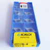 Korloy DCGT11T3..-AK H01 Placa de Torno en Aluminio Positiva