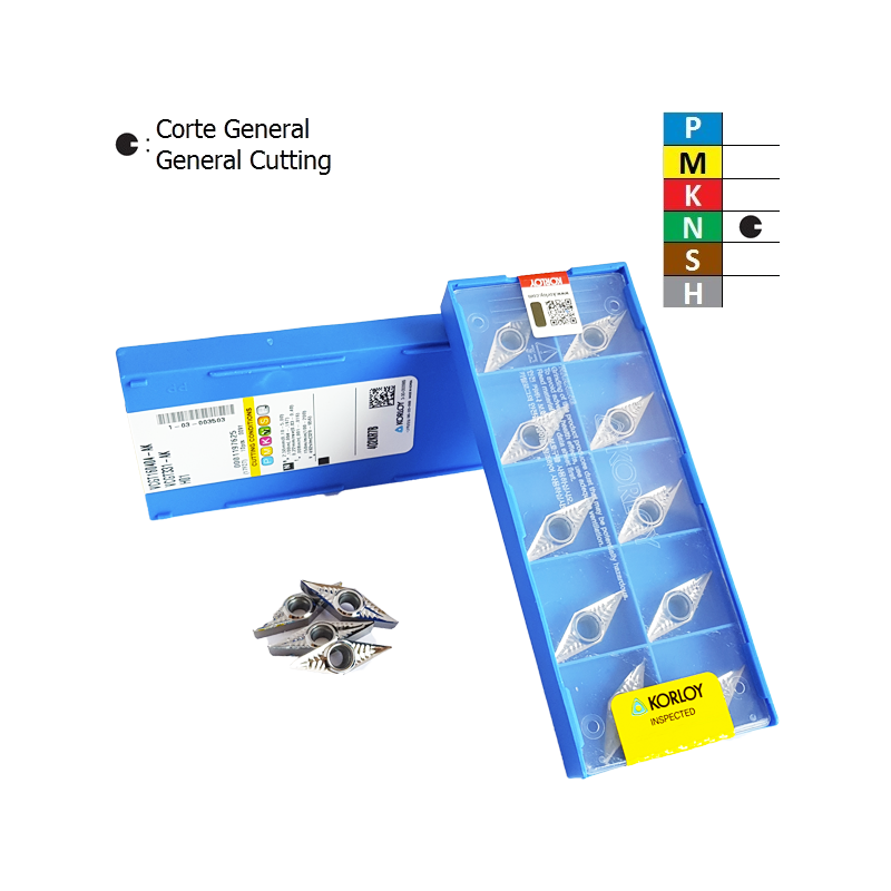 Korloy VCGT1604..-AK H01 Positive Aluminum Turning Insert