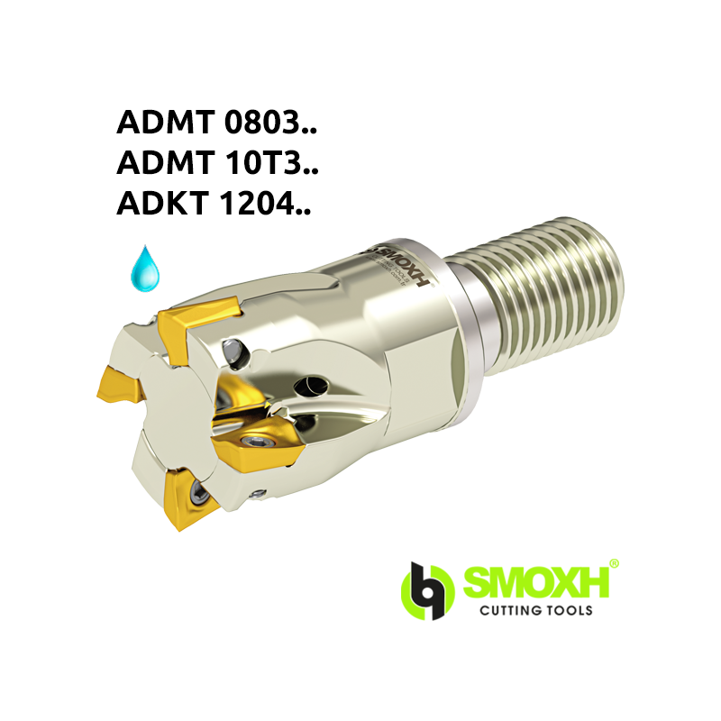 Face Mill Shoulder MT90 AD.T 0803.. / 10T3.. / 1204.. WLTR adaptable for ADKT 1505.. Face Mill Shoulder MT90 AD.T 0803.. / 10T3.. / 1204.. WLTR adaptable for ADKT 1505..