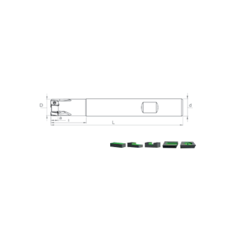 Face Mill Shoulder ST90 LN..1106..T490  adaptable for LN.. 1106.. T490