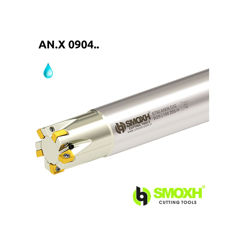Fresa de escuadrar ST90 ANKX / ANCX 0904 con ángulo 90º adaptable AN.X 0904..