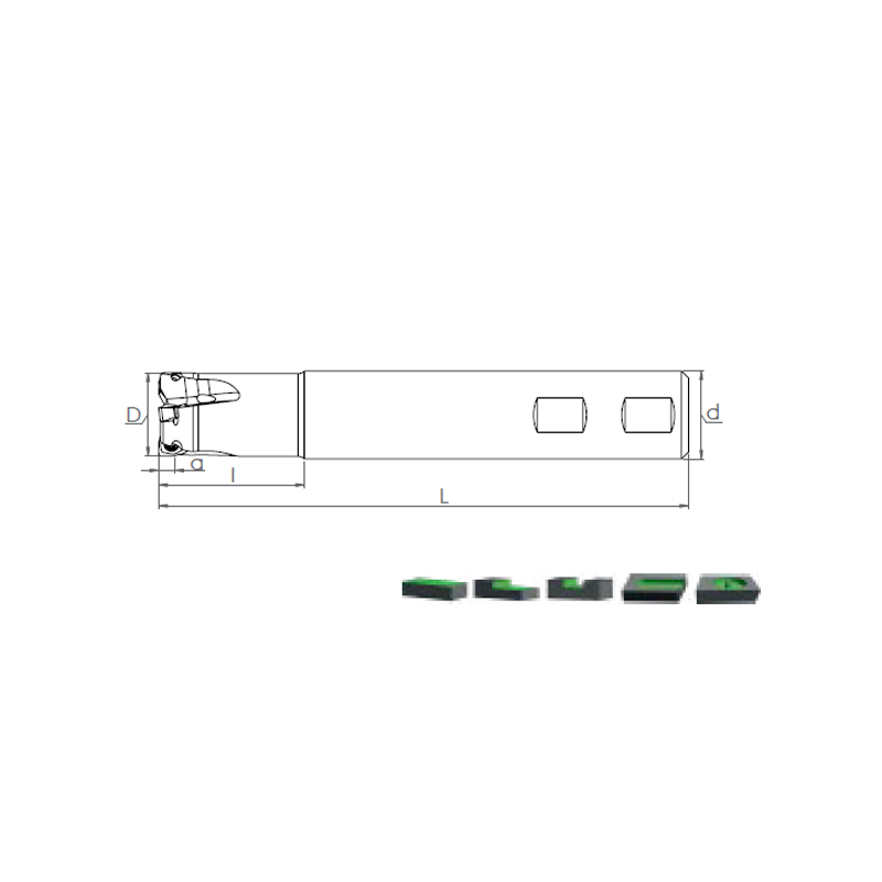 Face Mill Shoulder ST90 6NGU 0604.. adaptable for 6NGU 0604..
