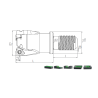 Face Mill Shoulder MT90 6NGU 0604.. adaptable for 6NGU 0604..