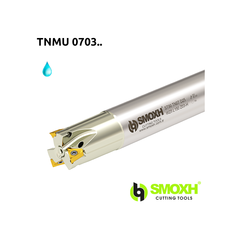 Fresa de escuadrar ST90 TNMU 0703.. adaptable TNMU 0703..