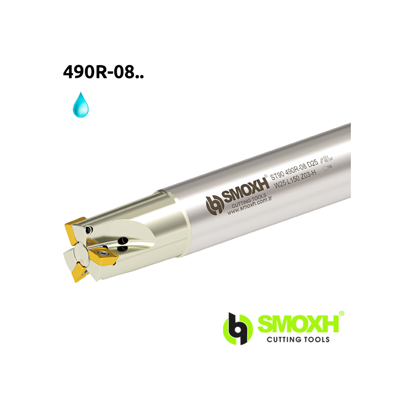 Face Mill Shoulder ST90 490R-08.. adaptable for 490R-08.. Face Mill Shoulder ST90 490R-08.. adaptable for 490R-08..