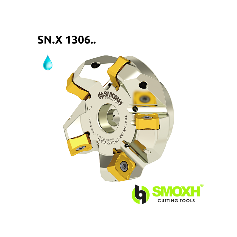 Fresa de escuadrar TK45 SN.X 1306.. con ángulo 45º Adaptable SN.X 1306.. Fresa de escuadrar TK45 SN.X 1306.. con ángulo 45º Adaptable SN.X 1306..
