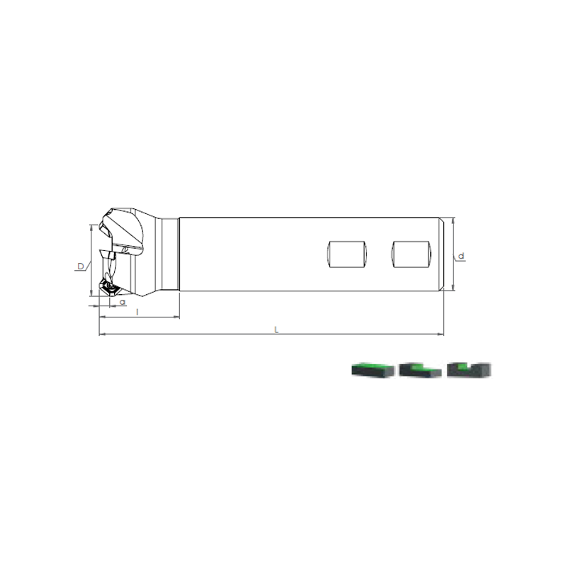 Face Mill Shoulder ST45 SEET 0903.. KRLY adaptable for SEET 0903..