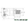 Outils de fraisage à grande avance MHT WDMT 0804.. Adaptable WDMT 0804..