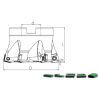 High Feed Milling Tools threaded head HTK SWMT 0904.. / 1506.. Adaptable SWMT 0904.. / 1506..
