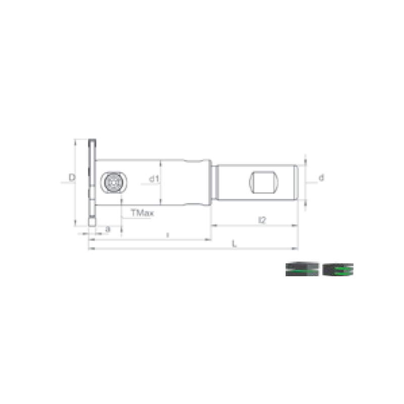 Fresa en T DKT MGM. 3C / 4C / 5C T SLOT MILLS  adaptable  3C / 4C / 5C