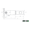 Fresa en T DKT MGM. 3C / 4C / 5C T SLOT MILLS  adaptable  3C / 4C / 5C