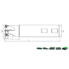 Outils de fraisage à grande avance HST SWMT 0904 Adaptable SWMT 0904