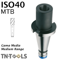 Cono reductor DIN2080 ISO40 para morse MTA Gama Media