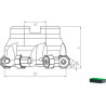 Shoulder milling cutter TK45 ONHU 0604.. / 08T6..