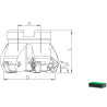 Shoulder milling cutter TK45 PNMU 1205..