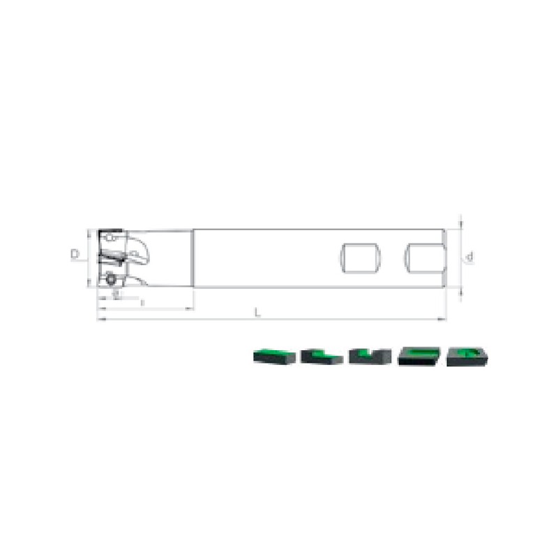 Internal Tool holders Turning ST90 ADKT 1505..