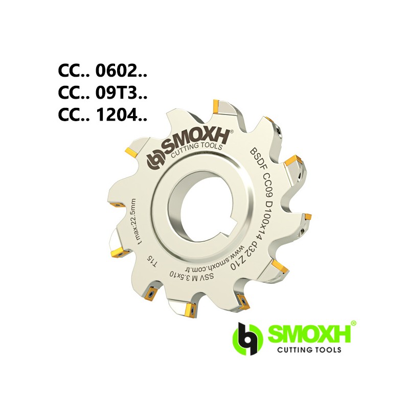 Shoulder milling cutter CC..0602.. / 09T3.. / 1204.. Shoulder milling cutter CC..0602.. / 09T3.. / 1204..
