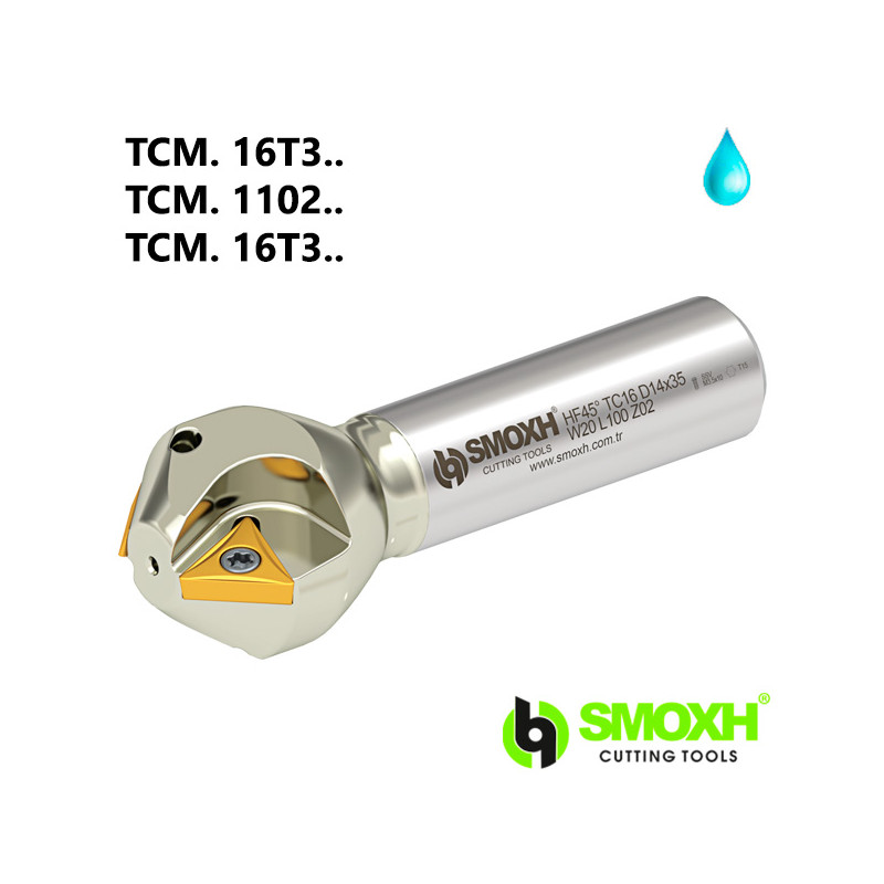 Face and chamfer cutter 10º-72º for TC plate... General applications Face and chamfer cutter 10º-72º for TC plate... General applications