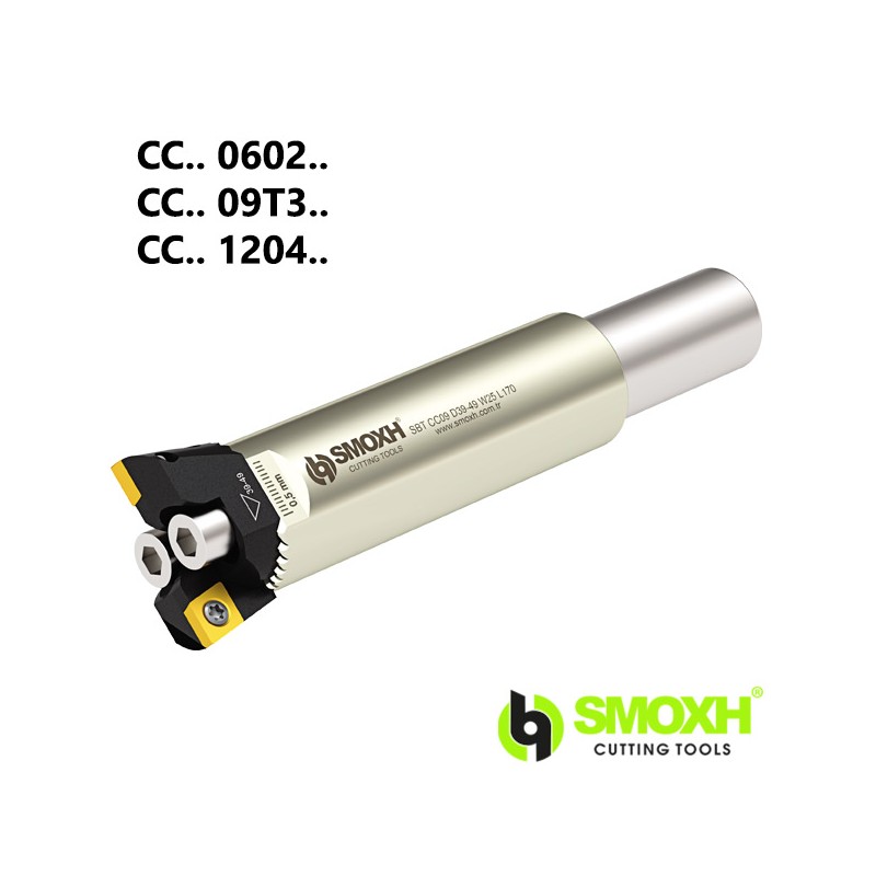 Mill-shaped milling cutter with BKRF 55 / 60 DCM plate. 11T304. Mill-shaped milling cutter with BKRF 55 / 60 DCM plate. 11T304.