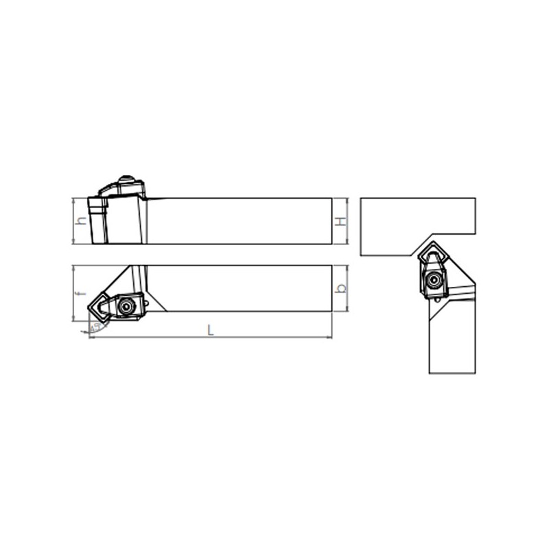 External Turning Holder TSSNR/L (45°)