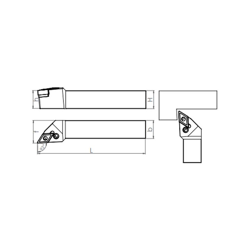 Portaherramientas de Torno PDJNR/L (93°) Exterior