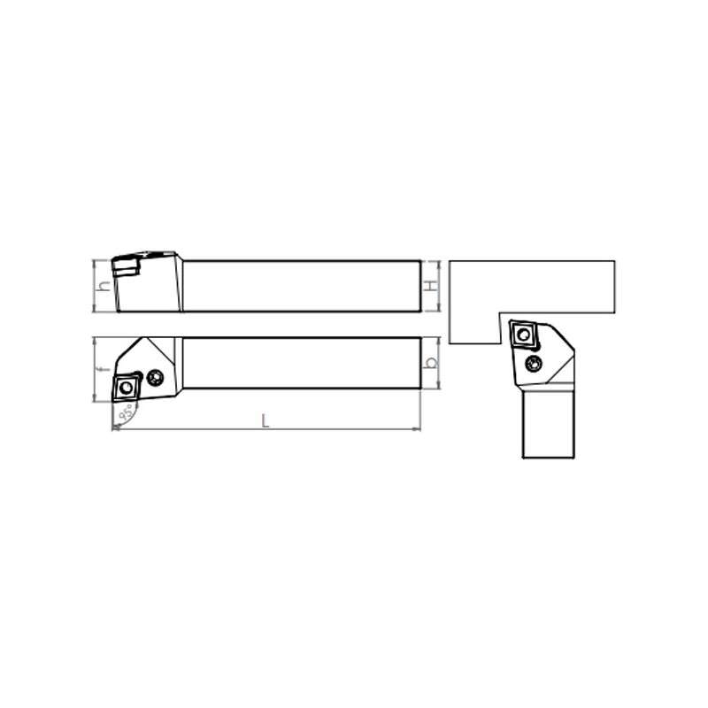 Porte-Outils de Tournage PCLNR/L (95°) Extérieur 