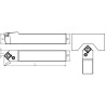External Turning Holder PSDNN (45°)