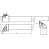 External Turning Holder CKJNR/L (93°) for Ceramic Insert