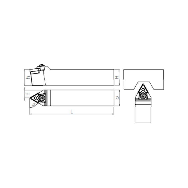 External Turning Holder MTENN (60°)