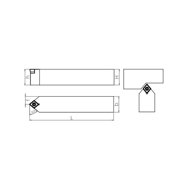 External Turning Holder SCMCN (50°)