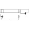 External Turning Holder SCMCN (50°)