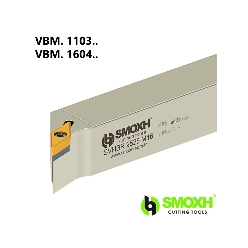 Portaherramientas de Torno SVHBR/L (107.5°) Exterior Portaherramientas de Torno SVHBR/L (107.5°) Exterior