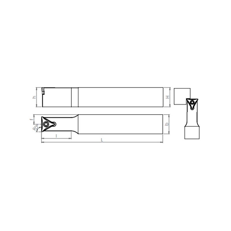 External Turning Holder STNCN (90°)