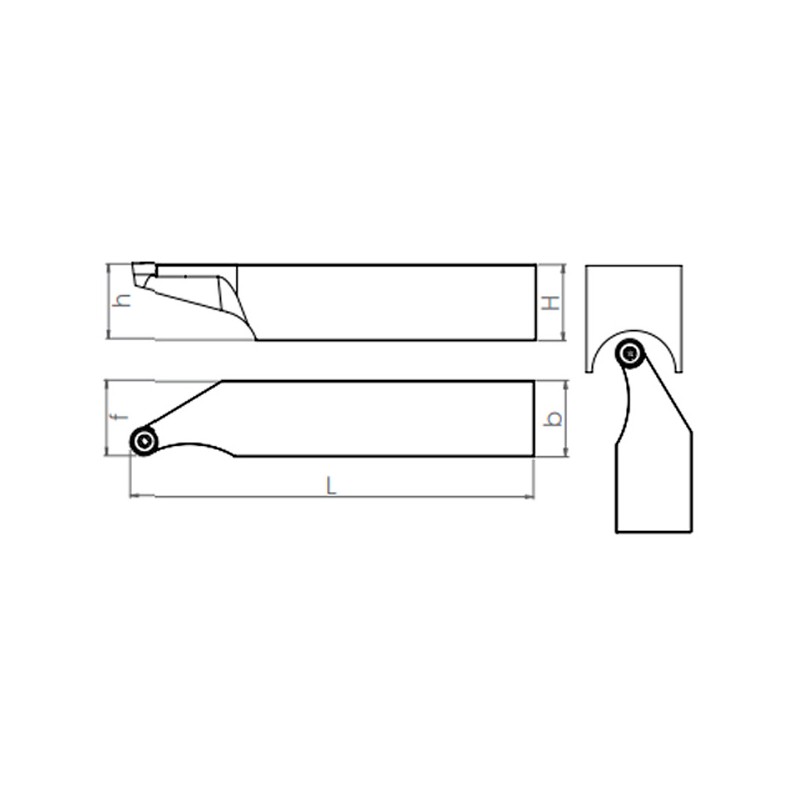 External Turning Holder SRHCR/L