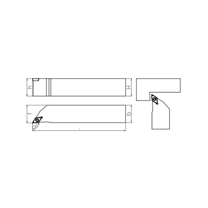 External Turning Holder SDJCR/L-K.O (93°)