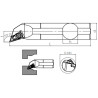 Internal Turning Holder TDQNR/L (107.5°)