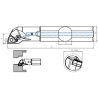 Internal Turning Holder A-PWLNR/L (95°)