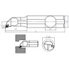 Internal Turning Holder SDQCR/L (107.5°)
