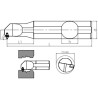 Internal Turning Holder SD-CR/L (62.5°)